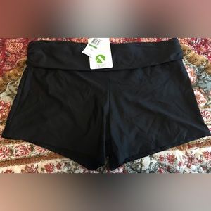 NWT Next Women’s Roll-Top Swim Shorts, Size L
